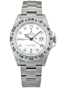 Rolex Explorer II White Index Dial Oyster Bracelet Mens Watch 16570WSO