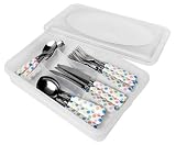 24 Piece Spots Cutlery Set