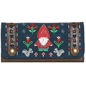Buy Loungefly Gnome and Magic Red Mushrooms Checkbook Wallet by Loungefly
