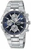 Seiko Men’s SNA695 Alarm Chronograph Silver-Tone Watch