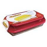 Marinex 4-Piece Rectangular Bake Dish Set, Assorted Colors by Marinex