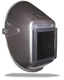 US Forge 88101 Easy Strike Welding Helmet with 4-1/2-Inch by 5-1/4-Inch Full Vision Stationary Retainer, Black