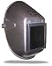 US Forge 88101 Easy Strike Welding Helmet with 4-1/2-Inch by 5-1/4-Inch Full Vision Stationary Retainer, Black