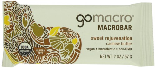 MACROBARS Organic Cashew Butter, 2 oz Bars (Pack of 15) by GO MACRO