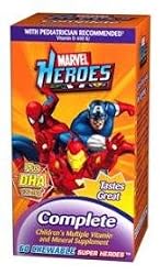 Spiderman Complete Kids Marvel Chewable Tablets (3 Comics Free) - 60 Tablets