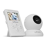 Levana Lila Digital Baby Video Monitor with Night Vision and Talk to Baby Intercom 32000 (White)