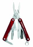 Leatherman 831189 Squirt PS4 Red Keychain Tool with Plier