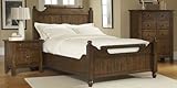 Attic Rustic California King Feather Bed in Rustic Oak - Broyhill 4399-56CK ....