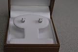 Diamond Earrings .85carat White Gold