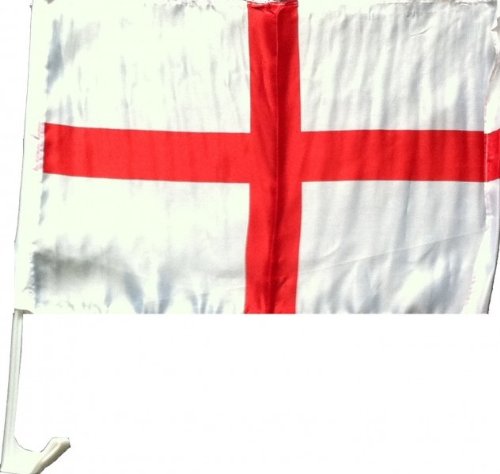 1 x Autofahne Autoflagge 45 x 30 England Auto Fahne Fahnen Flagge Flaggen EM 2012 mit Halterung