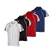 Adidas T8 Clima Polo Shirt (Large Navy/White)