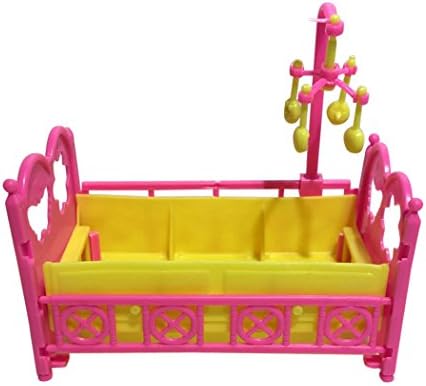 lovelygirlo Cartoon Princess Dream Bed Furniture for Barbie's Sister Kelly Doll Persent