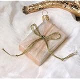 Wedding Gift Christmas Ornament (Gold) created by European artisans for ORNAMENTS TO REMEMBER