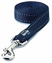 Rogz Reflective 1-Inch Lumberjack 6-Foot Dog Lead, XLarge, Black