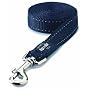 Rogz Reflective 1-Inch Lumberjack 6-Foot Dog Lead, XLarge, Black