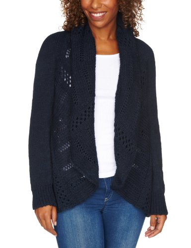 MEXX Damen Strickjacke N1ME3573, Gr. 42, Blau (463) Preisvergleich