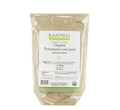 Banyan Botanicals Punarnava Powder - Certified Organic, 1 Pound - Bloerhaavia diffusa - Kapha-rejuvenating herb that promotes overall health and well-being*