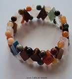 Luos Feng Shui Mixed Gem Stone Bracelet- General Good Luck - J178
