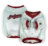 Cleveland Indians Dog Baseball Jersey Shirt Size Large