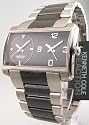 MENS KENNETH COLE STEEL DUAL TIME DATE WATCH KC3545GYIP