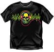 Guitar Skull Rhythm - Earphones T-Shirt