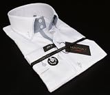 Chemise homme italienne cintrée blanc NAPOLI Chemise slimfit du S au XXXL