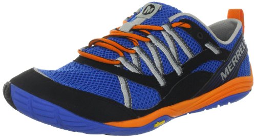 MERRELL Flux Glove Sport Men's Running Shoes, Blue/Orange, UK7.5