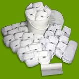 20 x Little Lamb Microfibre Fabric Reuseable Nappy Kit Size 1