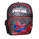Marvel Super Hero Spiderman Spider Man Sense Large Black Backpack Bag