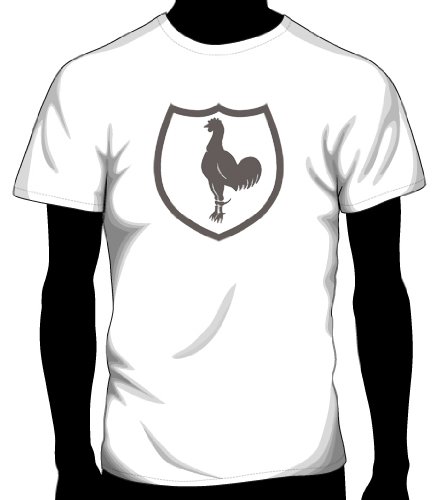 Tottenham Hotspur Retro Logo Soccer Tee, Adult Medium - White
