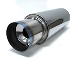 00-05 Mitsubishi Eclipse N1 Performance Muffler Exhaust with 4″ Burn Tip & Removable Silencer