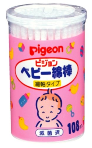 ベビー綿棒 ( 細軸タイプ )  PIGEON