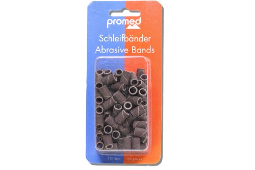 Promed Schleifb&auml;nder Sandpapier Manschetten f&uuml;r das Schleif Mandrel 100 St&uuml;ck Mittel 100/1 Preisvergleich