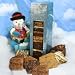 David's Cookies - Metallic Snowflake Wine Box
