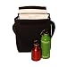 Insulated Woven Recycled Plastic Lunch Bag - Black