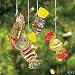 12 Glass HARD CANDY Holiday CHRISTMAS ORNAMENTS/Candies/DOZEN Decor