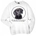 Labrador Retriever BLACK Cute Adult Sweatshirt