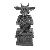 Gargoyle Seated on Plinth