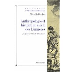 Anthropologie et histoire au si�cle des Lumi�res