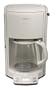 Krups FME2 12-Cup Programmable Coffeemaker with Glass Carafe, White
