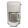 Krups FME2 12-Cup Programmable Coffeemaker with Glass Carafe, White
