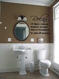 RELAX definition Wall Art Decal Sticker