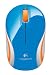 Logitech M187 schnurlos mini Maus USB blau