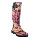 New! Ladies Pink Rose Wellington Boots Wellies Sizes 3-8