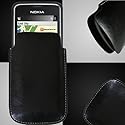 NFE Etui offen Lederetui Tasche Holster Handy Hülle Nokia 2710 Navigation Edition