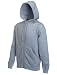 Fruit of the loom zip through hooded sweatshirt hoodie Heather grey XL (44 - 46 inch chest)