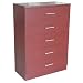 5-Drawer Chest- Mahogany Finish