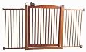 Richell Wood One-Touch 150 Pet Gate, Autumn Matte Finish
