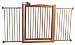 Pet Supplies : Richell One-Touch Pet Gate - Wood Finish