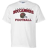 Reebok White Stacked Helmet NFL Tee Tampa Bay Buccaneers Medium